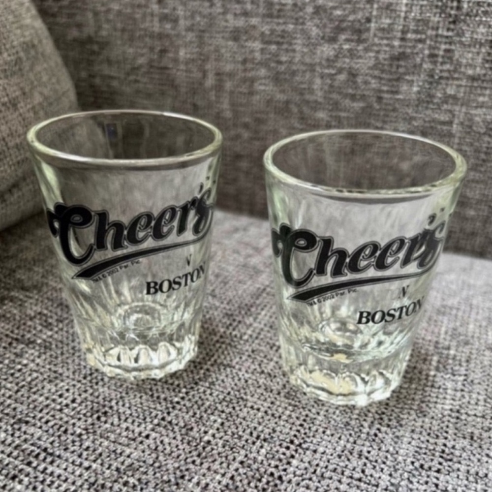 Vintage 2002 Cheers Shot Glasses